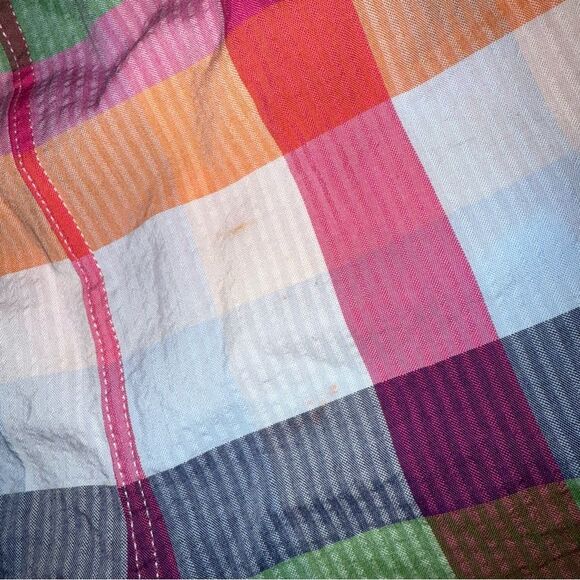 Girls' Plaid Tie-Shoulder Poplin Romper - kate spade new york x Target nwt XS - Picture 11 of 16